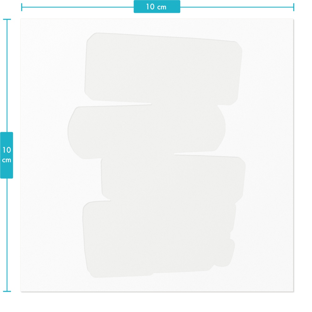 ステッカー 看板-白い鳥とシルクハット