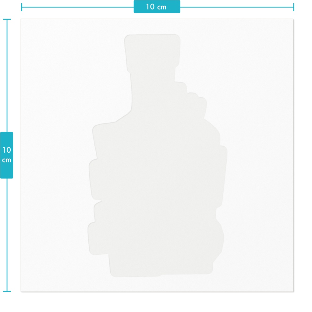 ステッカー 瓶-夜のサイダー