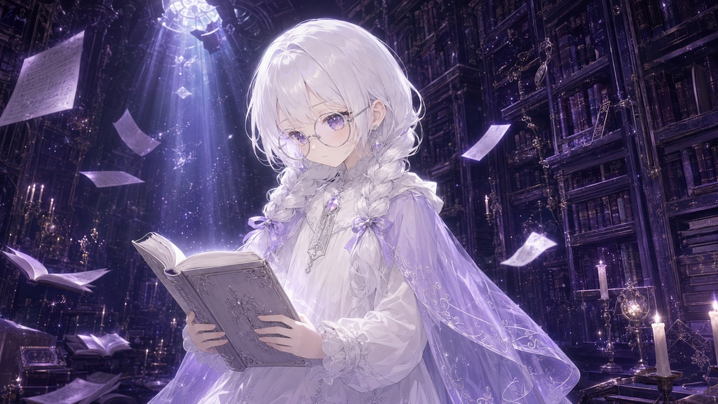 🌙 Forgotten Pages / Unfinished Story(忘れられた図書館)