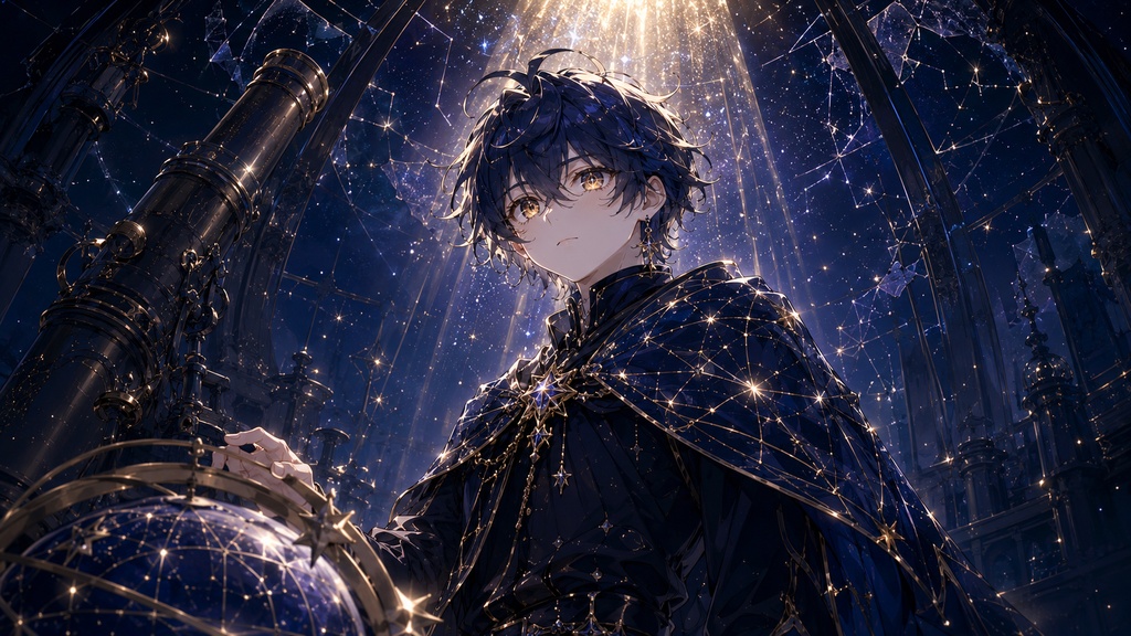 🌙 Where the Stars Forgot to Fall / The Last Stargazer（星が落ちるのを忘れた場所 / 最後の観測者）