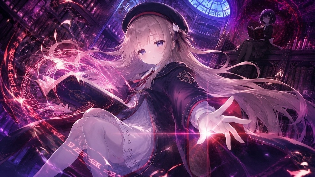 【フリーBGM】鏡合わせの禁書庫
