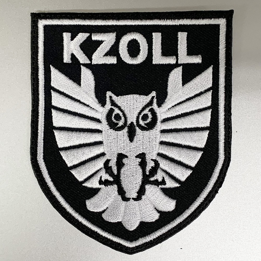 KZOLL Shield Owl Monochrome Patch