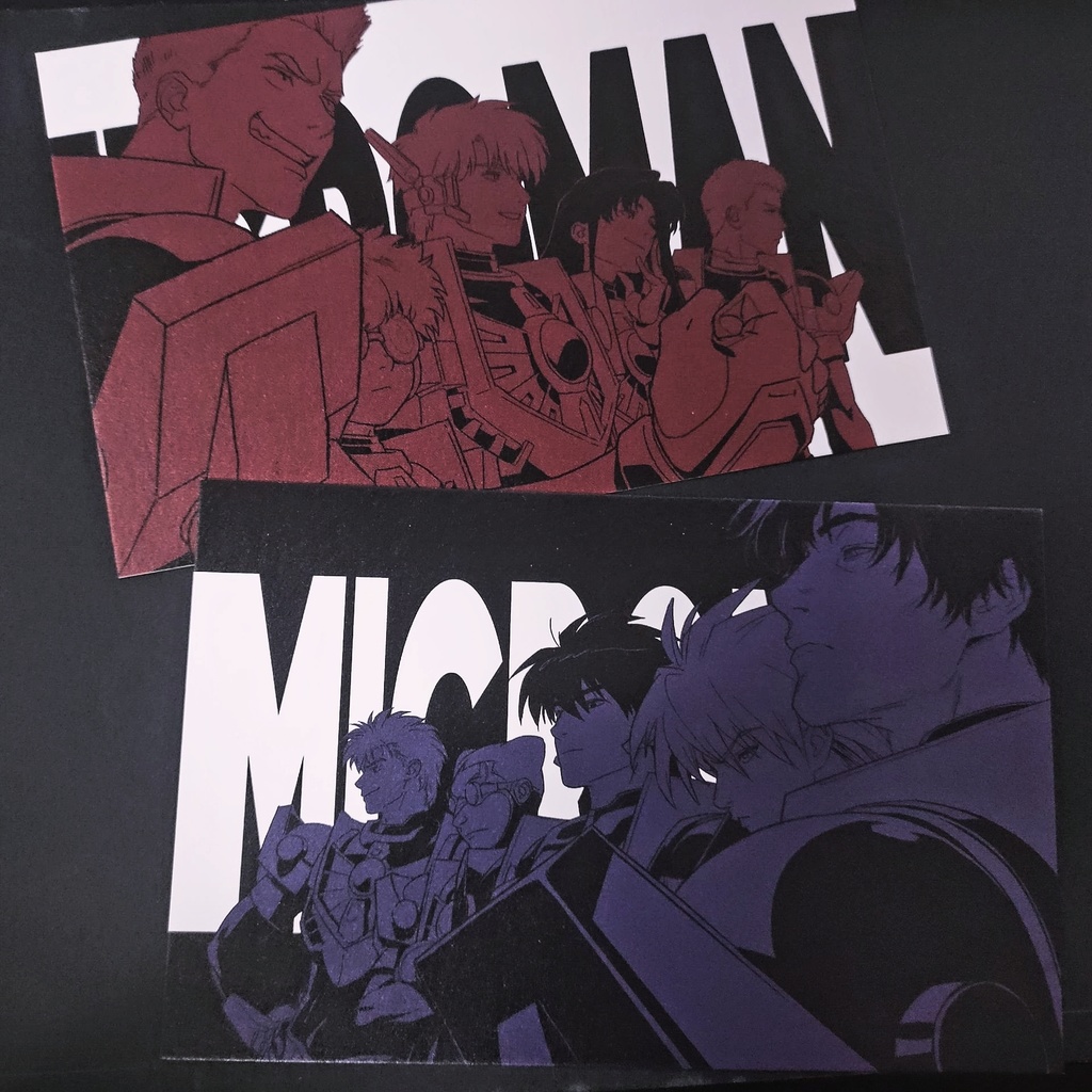 漫画版とアニメ版のカード2枚