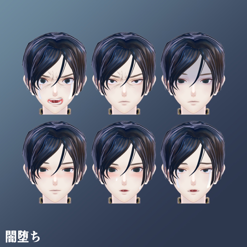 【オリジナル3Dモデル】大正の軍人竹中【刀付き】