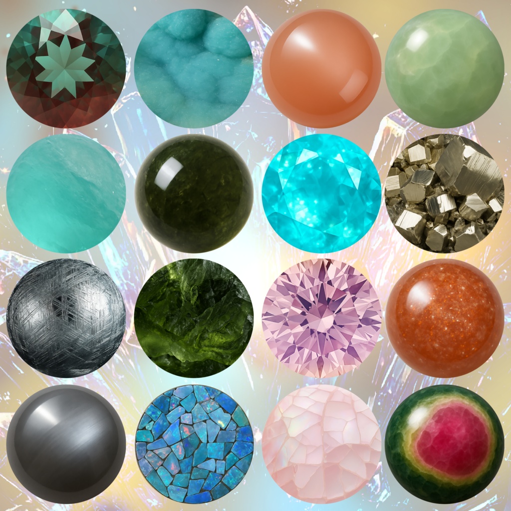 【無料】MatCap16種類【天然石】