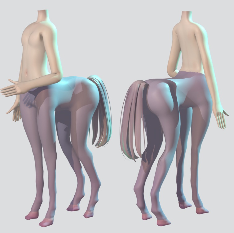 【3D素体ケンタウロス】Remu【無料版あり】