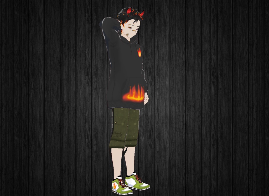 Free Model "Magma" for Vtubers or Vstreamers