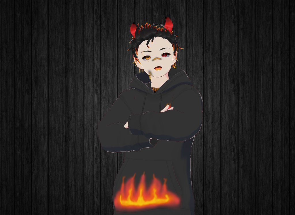 Free Model "Magma" for Vtubers or Vstreamers