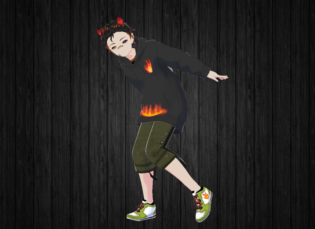 Free Model "Magma" for Vtubers or Vstreamers