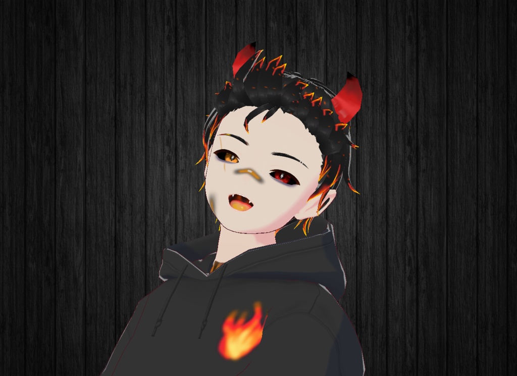 Free Model "Magma" for Vtubers or Vstreamers