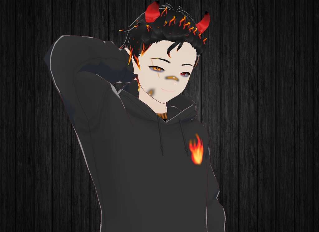 Free Model "Magma" for Vtubers or Vstreamers