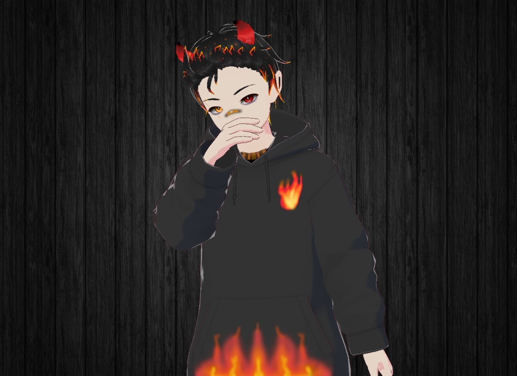 Free Model "Magma" for Vtubers or Vstreamers