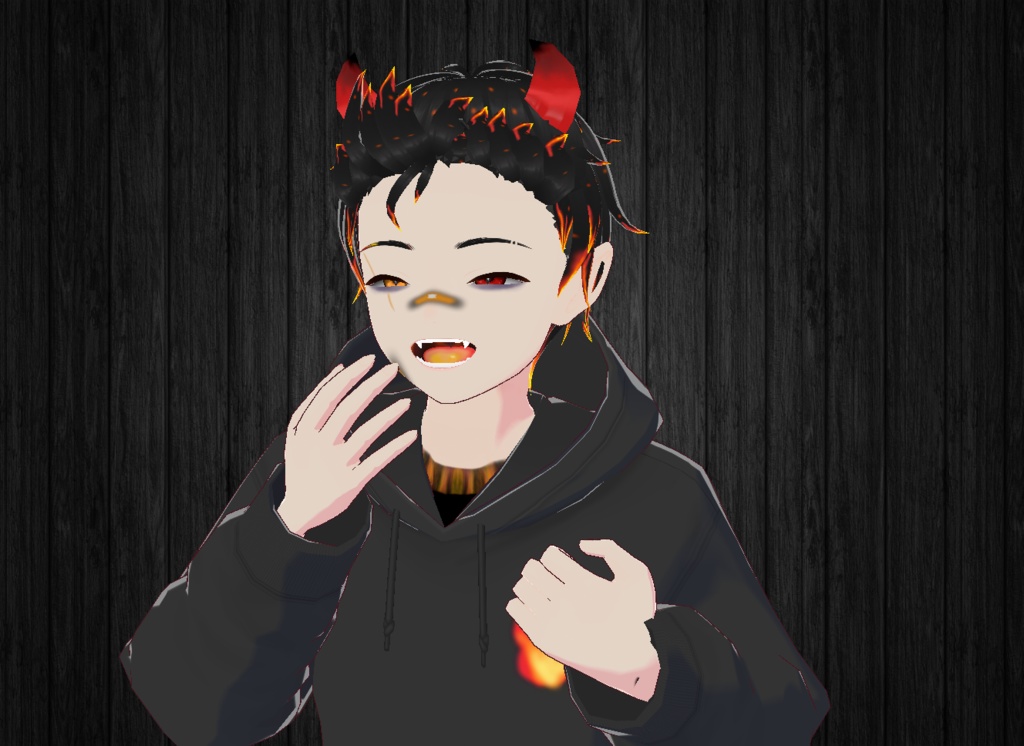 Free Model "Magma" for Vtubers or Vstreamers