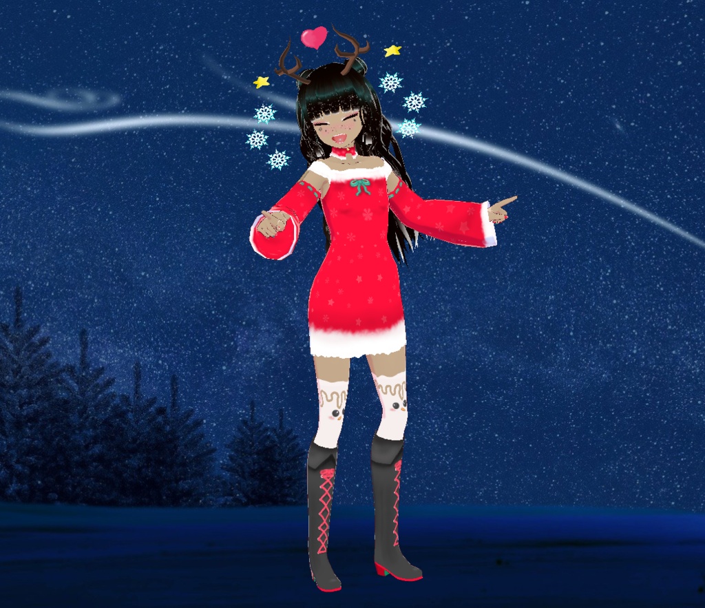 [VRoid] Snowman socks! Holidays socks!