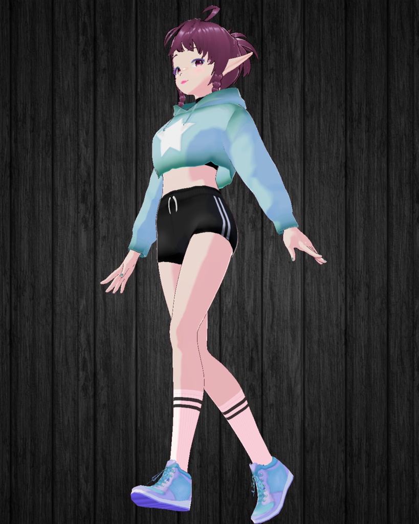 Free 5 Models "Sport Galaxy" for Vtubers or Vstreamers