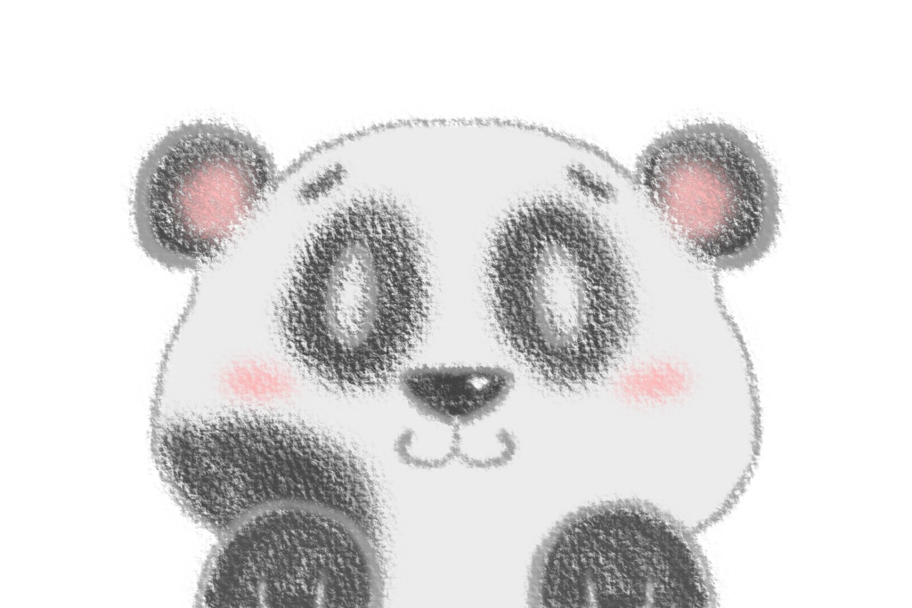 Free "Panda Chalk" PNG Image