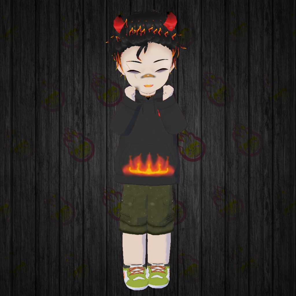 Free Chibi Model "Chibi Magma" for Vtubers or Vstreamers