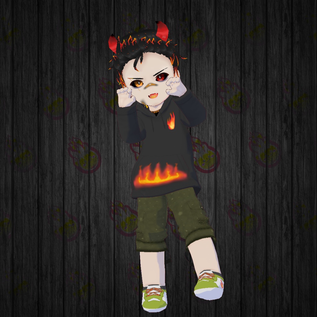 Free Chibi Model "Chibi Magma" for Vtubers or Vstreamers