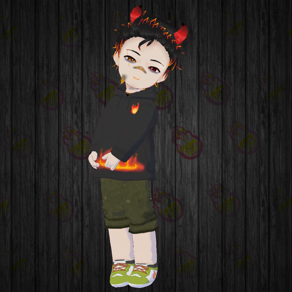 Free Chibi Model "Chibi Magma" for Vtubers or Vstreamers