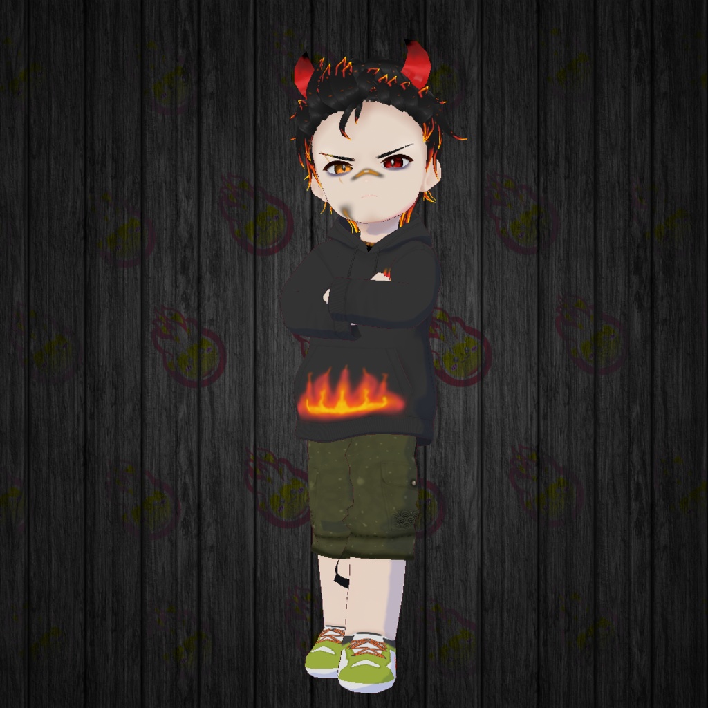 Free Chibi Model "Chibi Magma" for Vtubers or Vstreamers