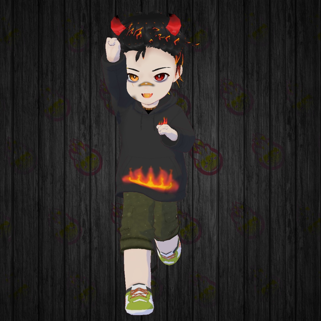 Free Chibi Model "Chibi Magma" for Vtubers or Vstreamers