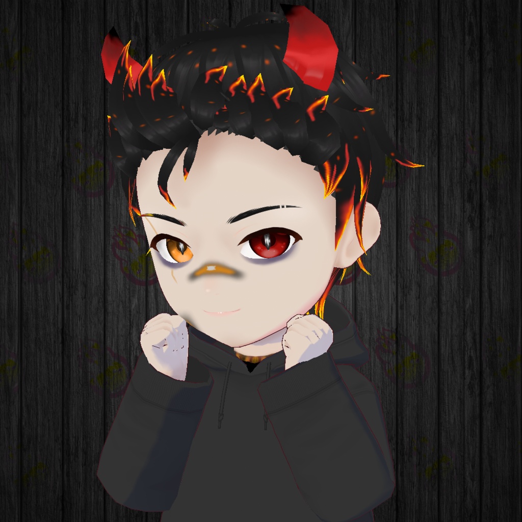 Free Chibi Model "Chibi Magma" for Vtubers or Vstreamers