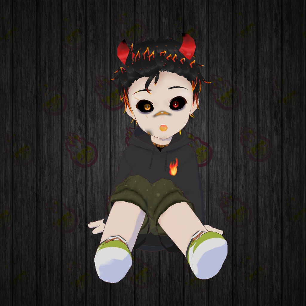 Free Chibi Model "Chibi Magma" for Vtubers or Vstreamers