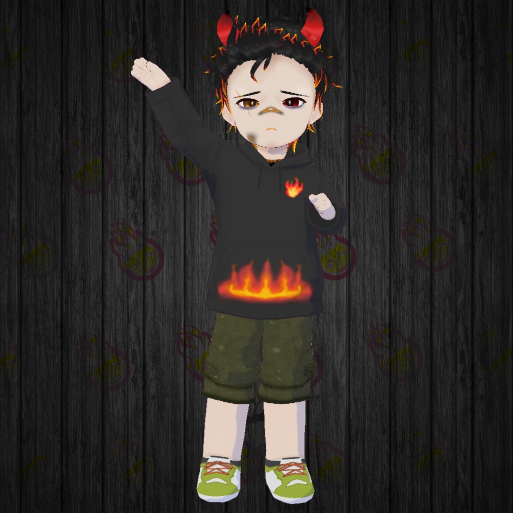 Free Chibi Model "Chibi Magma" for Vtubers or Vstreamers