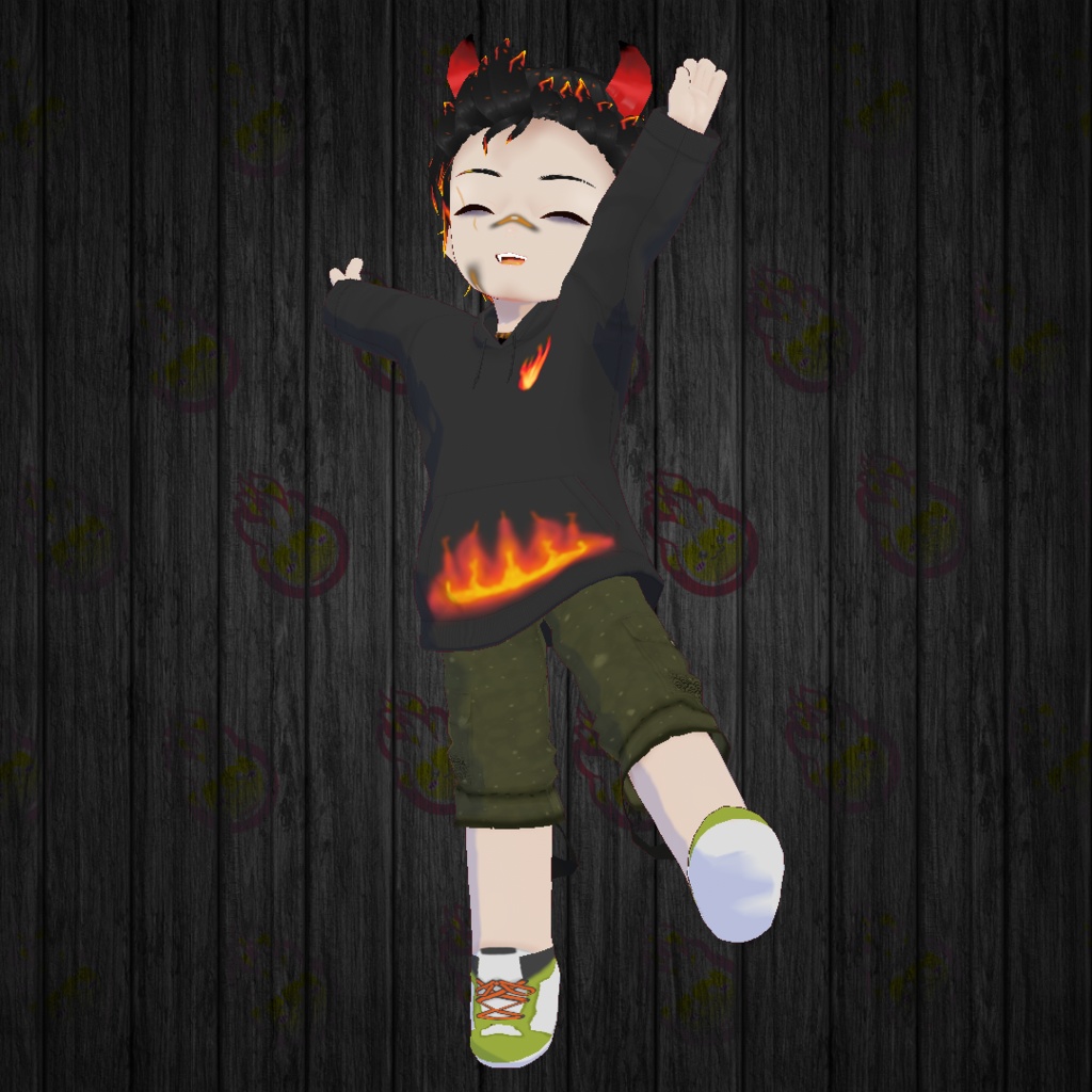 Free Chibi Model "Chibi Magma" for Vtubers or Vstreamers