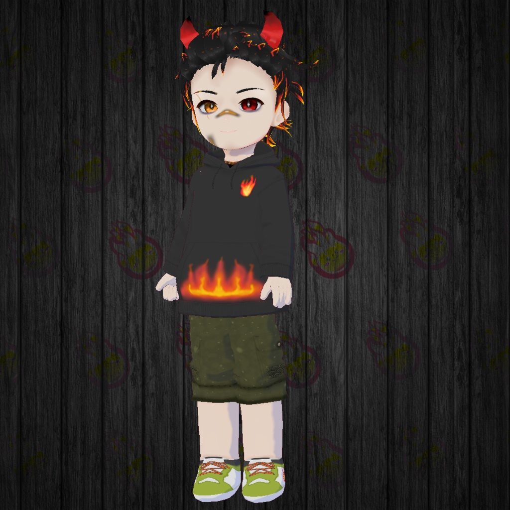 Free Chibi Model "Chibi Magma" for Vtubers or Vstreamers