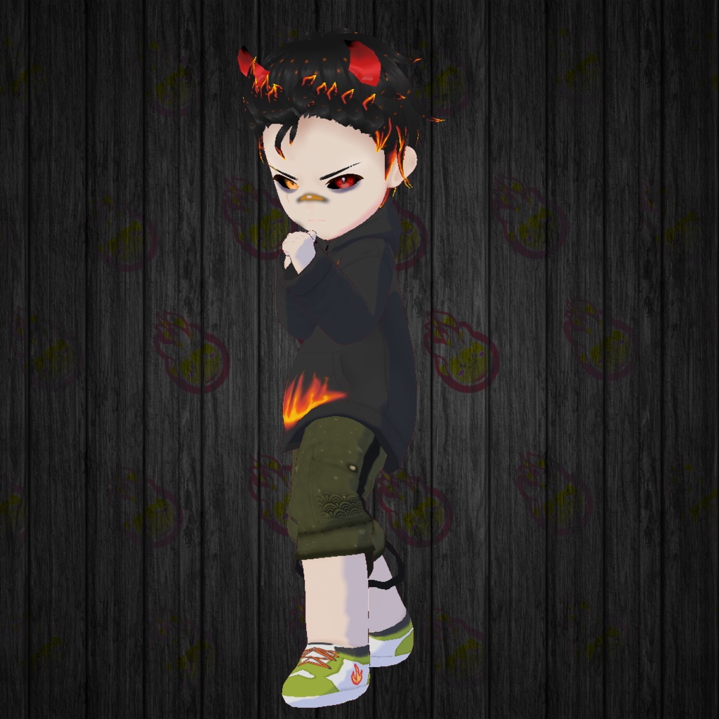 Free Chibi Model "Chibi Magma" for Vtubers or Vstreamers