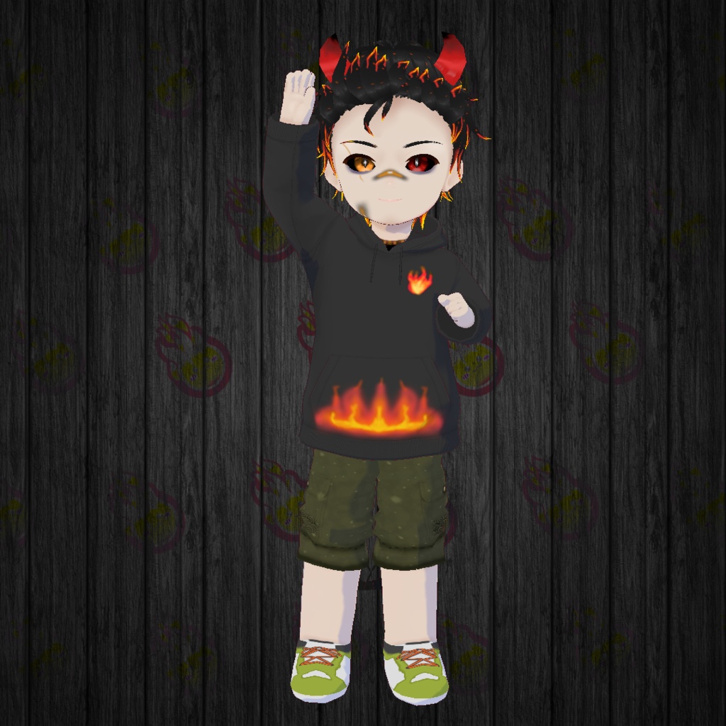 Free Chibi Model "Chibi Magma" for Vtubers or Vstreamers