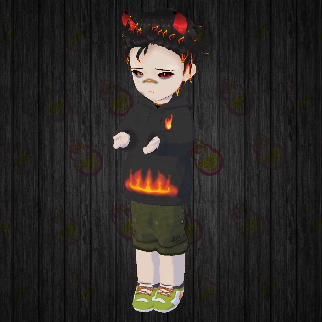 Free Chibi Model "Chibi Magma" for Vtubers or Vstreamers