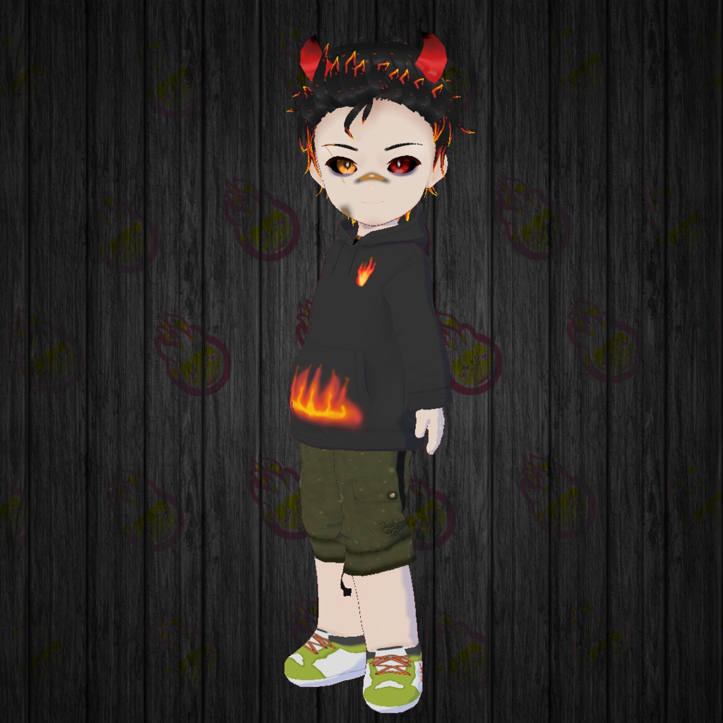 Free Chibi Model "Chibi Magma" for Vtubers or Vstreamers