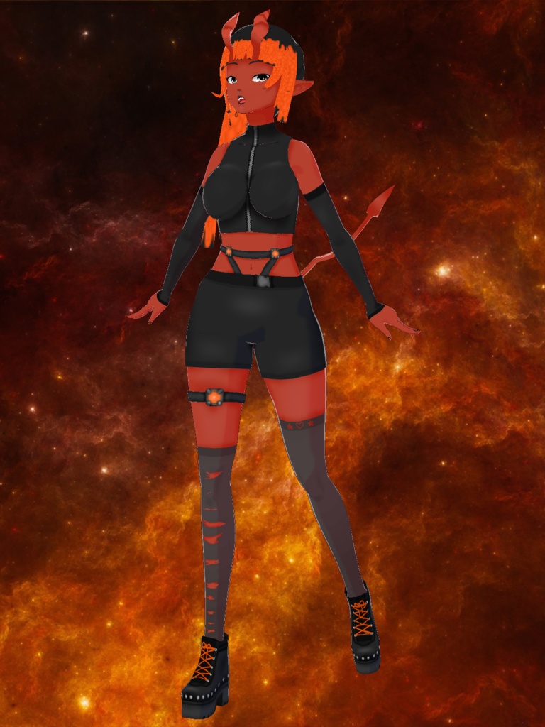 Vroid Model "Tamah" for Vtubers or Vstreamers