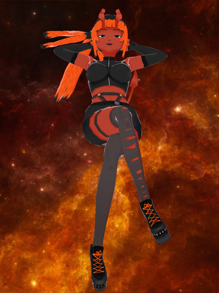 Vroid Model "Tamah" for Vtubers or Vstreamers