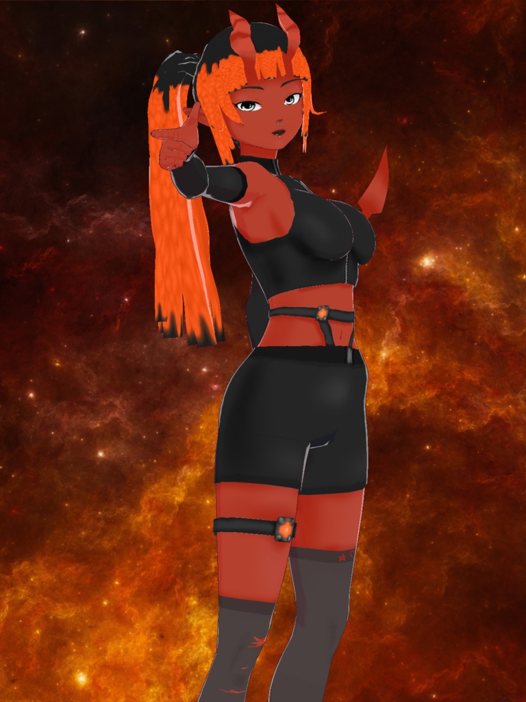 Vroid Model "Tamah" for Vtubers or Vstreamers