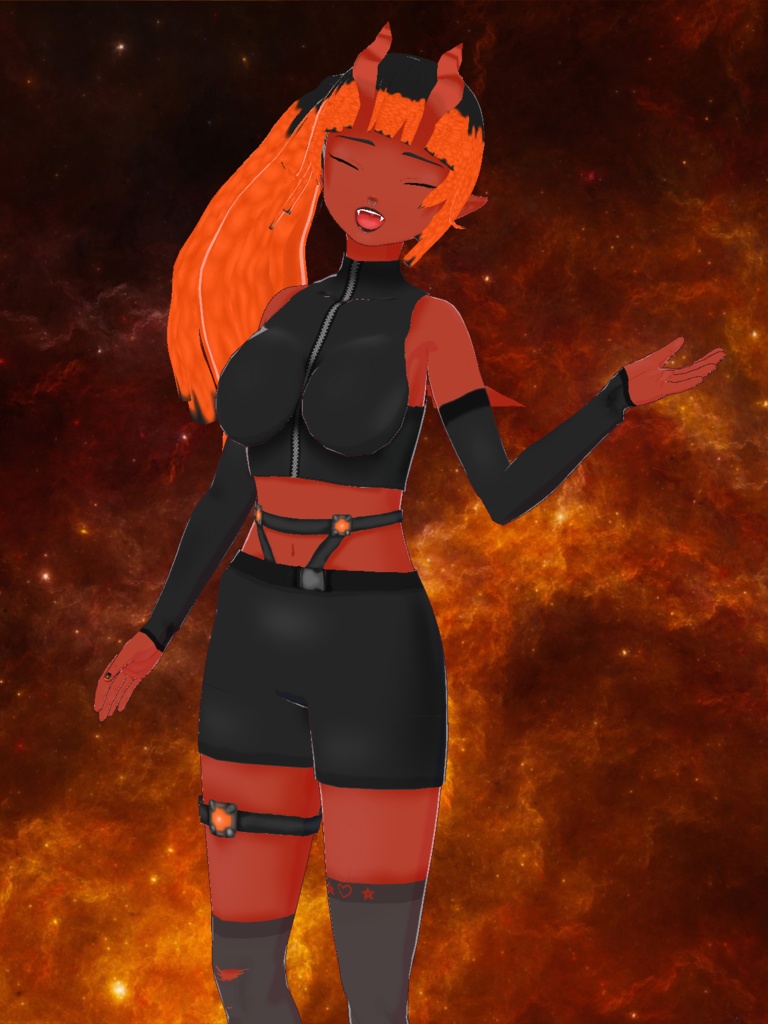 Vroid Model "Tamah" for Vtubers or Vstreamers