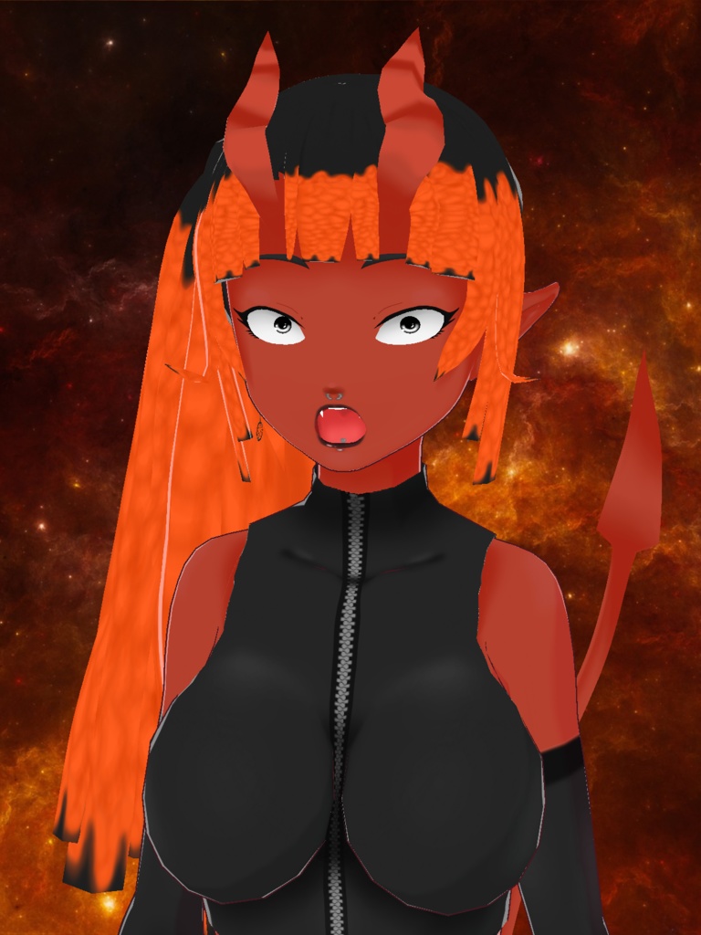 Vroid Model "Tamah" for Vtubers or Vstreamers