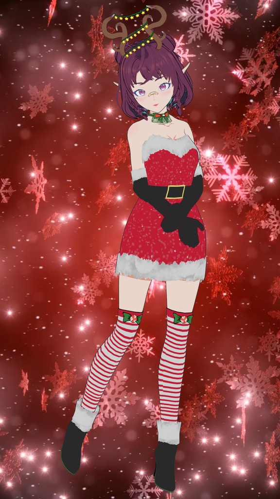 Free Model "Christmas Galaxy v2" for Vtubers or Vstreamers 💝