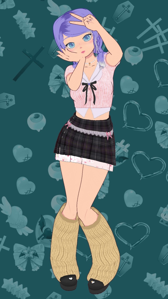 Free Model "Nerea" for Vtubers or Vstreamers (or videogames) ❤️🩹