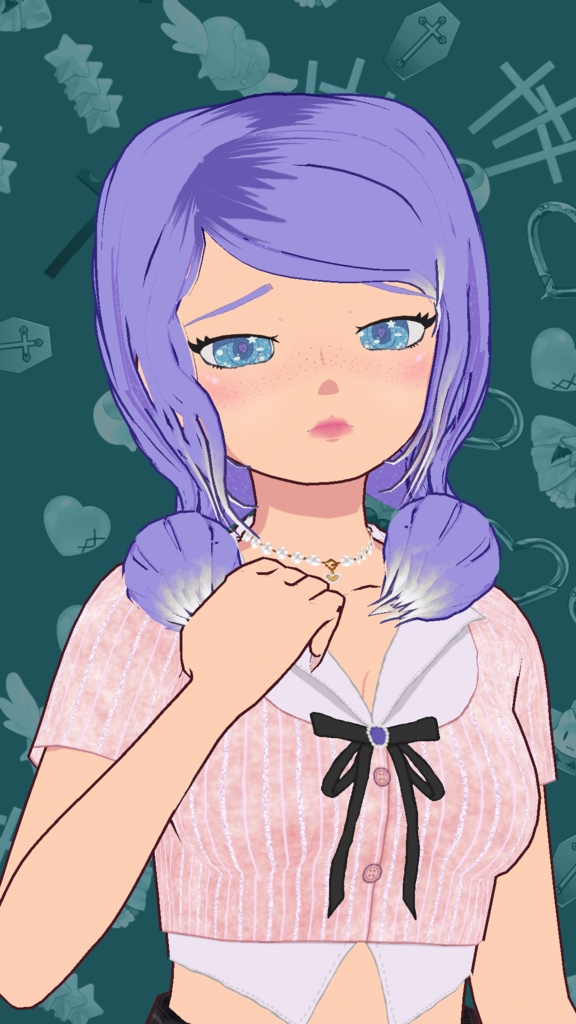 Free Model "Nerea" for Vtubers or Vstreamers (or videogames) ❤️🩹