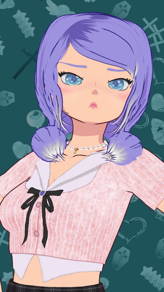 Free Model "Nerea" for Vtubers or Vstreamers (or videogames) ❤️🩹