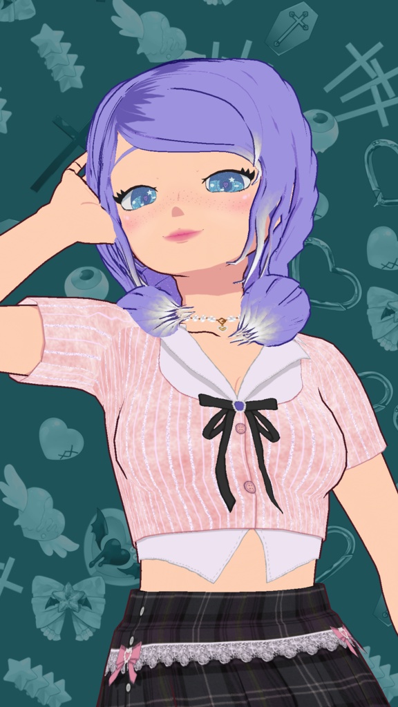 Free Model "Nerea" for Vtubers or Vstreamers (or videogames) ❤️🩹