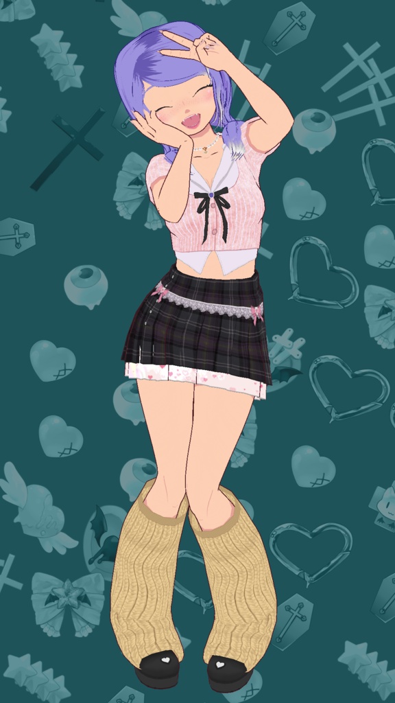 Free Model "Nerea" for Vtubers or Vstreamers (or videogames) ❤️🩹