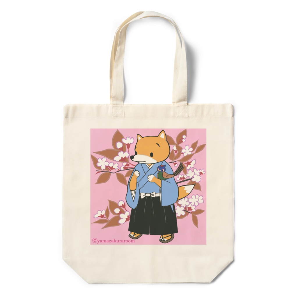 山桜トート　コン助とキジ丸