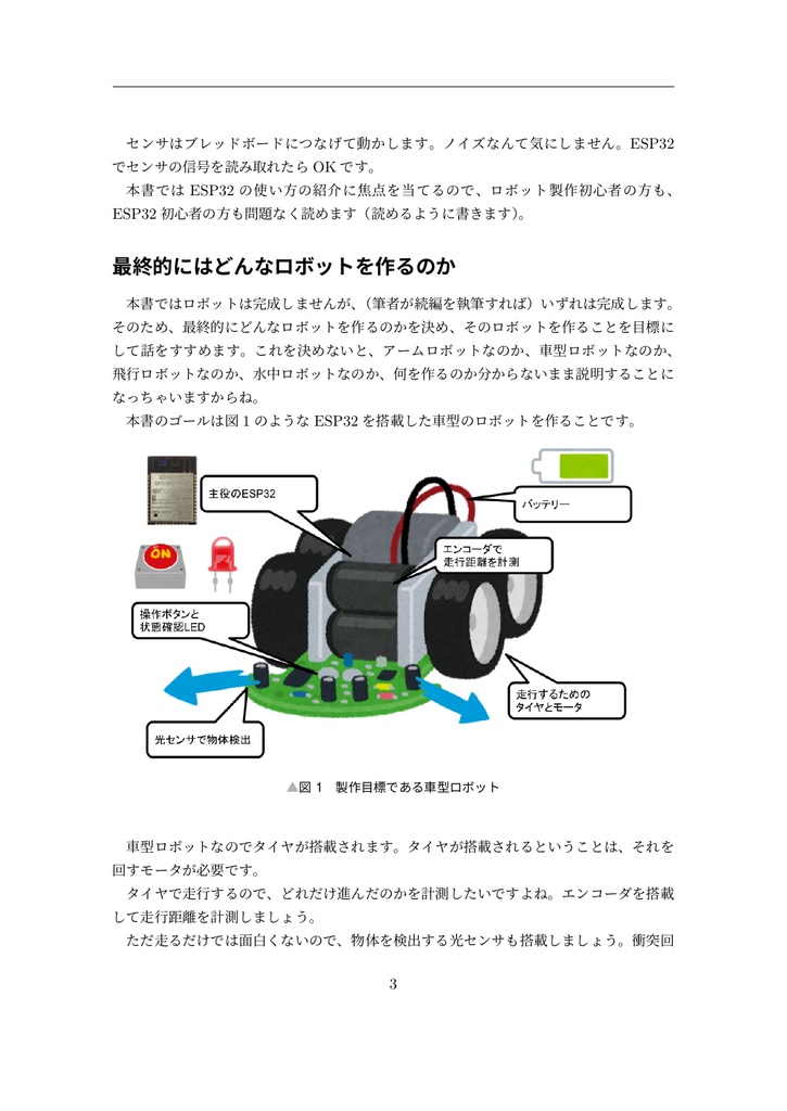 ESP32で動く!ロボットを作ろう!