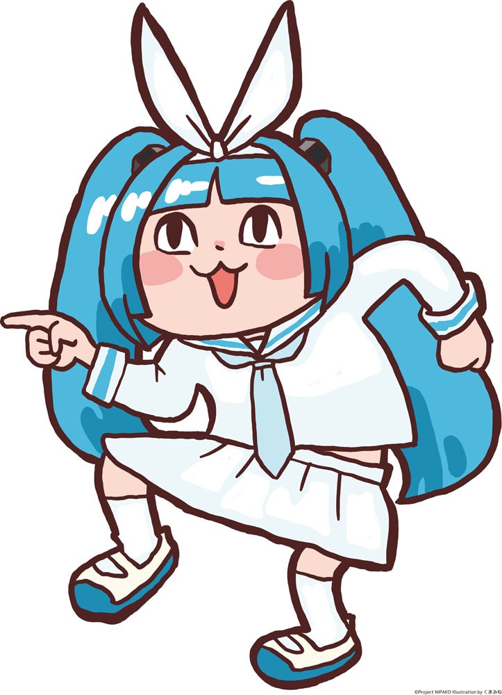 「ニパ子」Illustration by くまみね (B1サイズ)「指さしニパ子」HDタペストリー