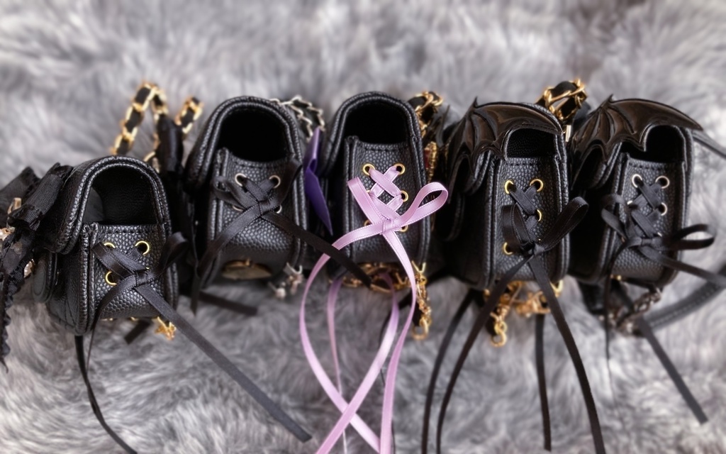 DDP MDDサイズ 編み上げチェーンリュック 地雷系