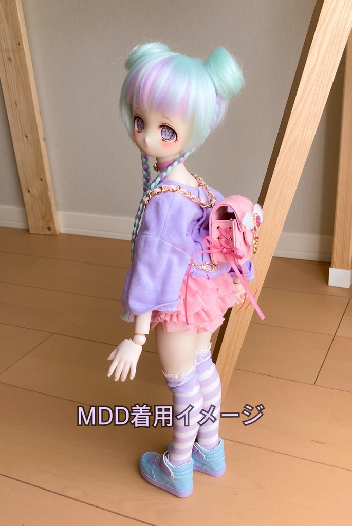 DDP MDDサイズ 編み上げチェーンリュック 地雷系